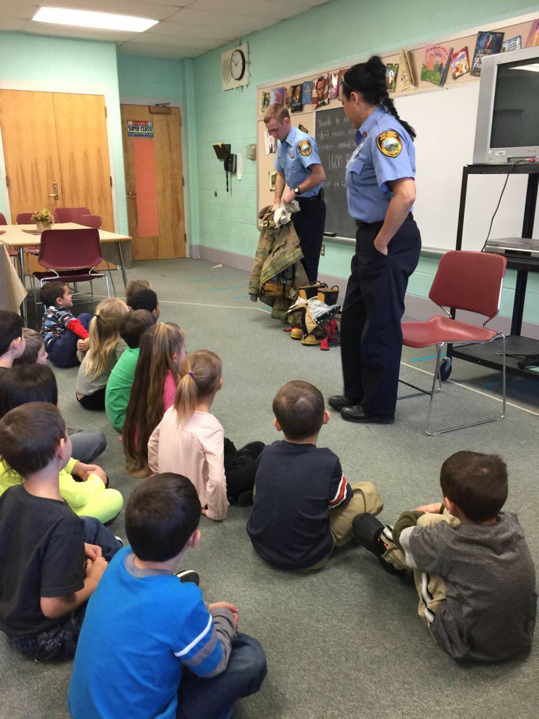 PalmerFireDept's tweet image. FF Rocco and FF Hebert at Old Mill Pond today for fire prevention education.