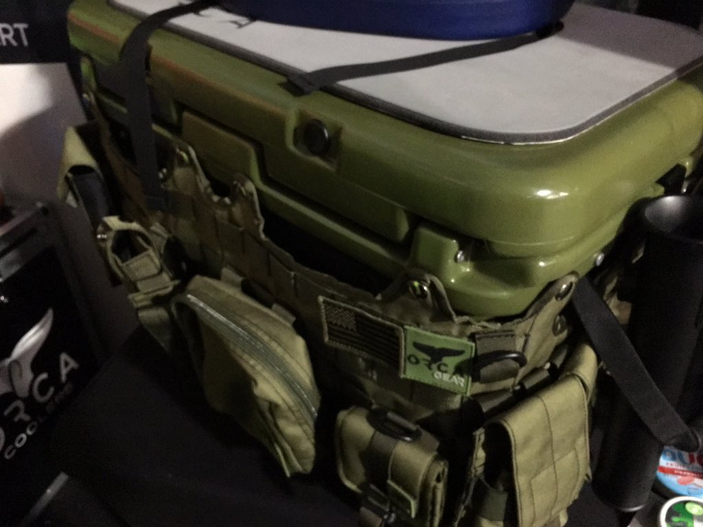 GilmerOutdoors's tweet photo. @OrcaCoolers has a TON of new products. Their tactical line is functional and cool! Check them out at #SHOTShow! https://t.co/9S9iPRQjTC