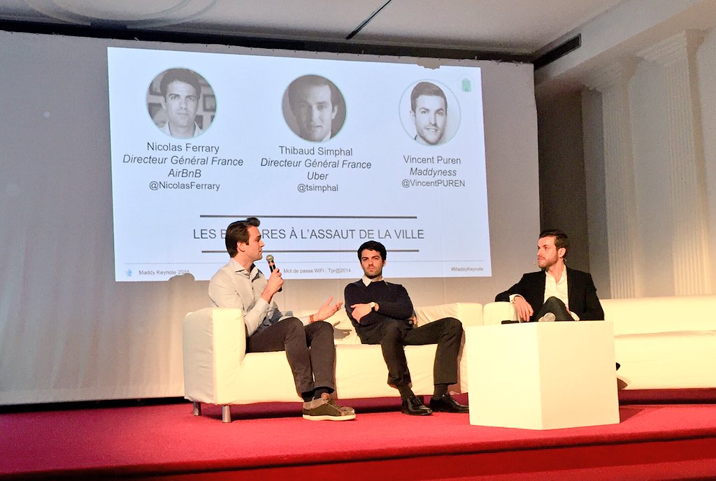 UberFR's tweet photo. "Nous voulons ouvrir Uber aux taxis"
@tsimphal devant #MaddyKeynote https://t.co/8edWEZ3vm6