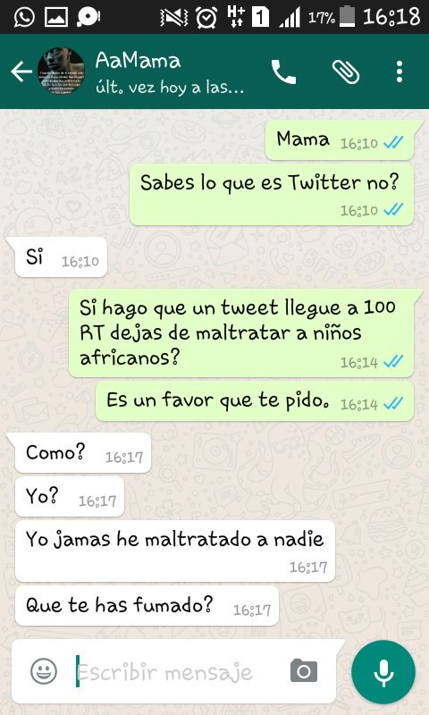 MegaOMG_'s tweet photo. Cada RT es un niño africano que rescatan del sótano de mi Madre. 😂 https://t.co/gJRUmwx7hH