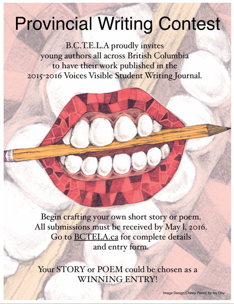 BC authors-Gr. 2-12! <a href="/ksinden/">Kelley Inden</a> <a href="/tvfierro2/">Teresa Fierro</a> @Ben_Pare <a href="/KathrynYamamoto/">Kathryn Yamamoto</a> <a href="/LeytonSchnell/">Leyton Schnellert</a> <a href="/CernakTyler/">Tyler Cernak</a> <a href="/chi_belinda/">beespectacled</a>