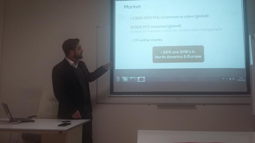 martaemersonme's tweet photo. @CBA_Angels screening in #madrid. #mobile #software #marketplaces #advertising #greatquality @jlcasal @DanielKunisch https://t.co/5tkekweI7V
