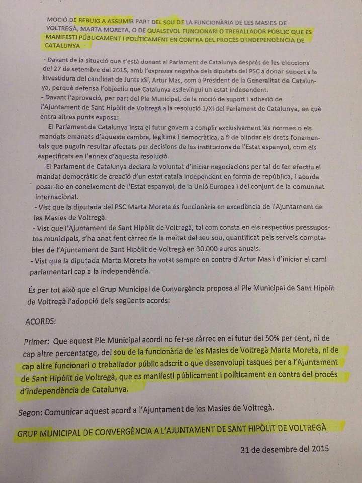 Espero que algu desautoritzi aquest deliri!!! .@ConvergenciaCAT