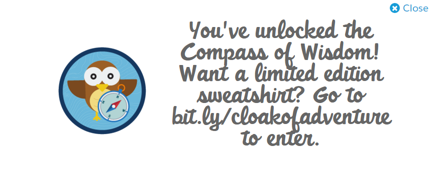 jeanvelonis's tweet image. You've unlocked the Compass of Wisdom! #Trailhead #SalesforcePrincess