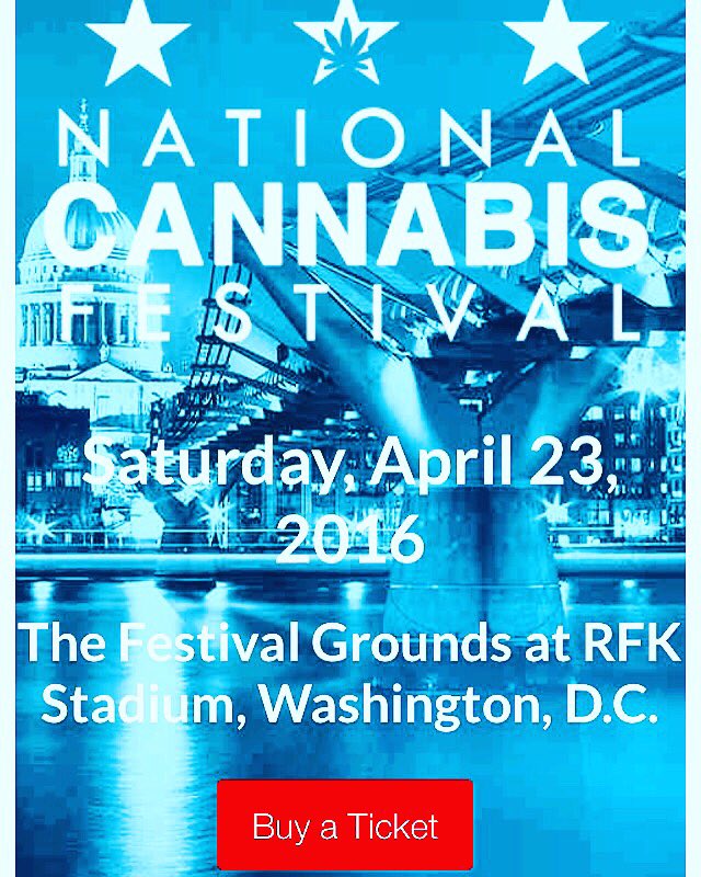 Ticket are on sale for #natlcannafest2016! Join the movement and get your ticket today! nationalcannabisfestival.com #dc