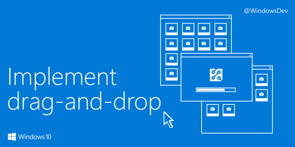 Today's challenge: Add drag &amp; drop to your #UWP app: wndw.ms/7XfrSW (Via <a href="/jamesmcroft/">James Croft</a>)
