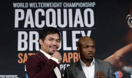 SkySportsBoxing's tweet photo. Manny Pacquiao promises drama in final fight against @Timbradleyjr in Las Vegas on April 9: https://t.co/bS6RBU8992 https://t.co/HtLwslyXNS