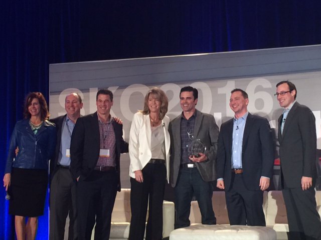 proofpoint's tweet photo. Congratulations to the @Optiv team on being named @proofpoint partner of the year. #Reseller https://t.co/HVVCU2foy7
