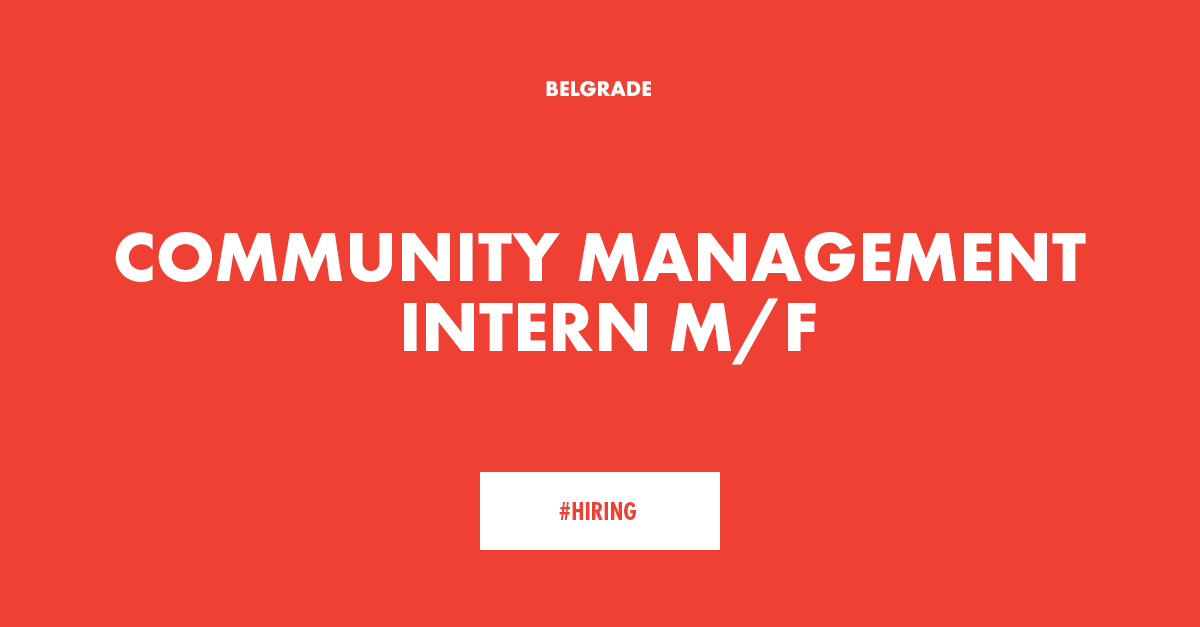 #INTERNSHIP Our Belgrade CM team is looking for reinforcement! Apply at bit.ly/CM_Intern_Belg…