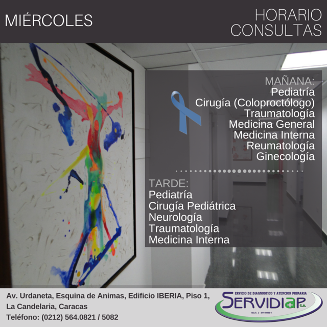 ServidiapCentro's tweet photo. ¡Buenos días! En #Servidiap los esperamos para atenderles en nuestras consultas de los días #Miércoles https://t.co/qKSaToqukm