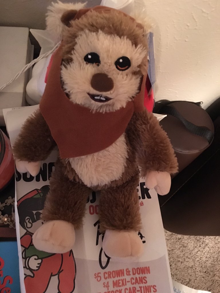 dela_sol11's tweet photo. got my bff an ewok #souknowitsreal https://t.co/YTIUV7Plio