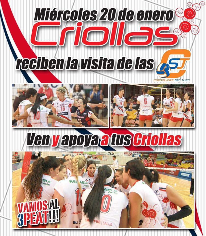CriollasFans's tweet photo. LOS ESPERAMOS ESTA NOCHE EN NUESTRA CASA DESDE LAS 8:00PM!!!!!!!! CON LA VISITA DE LAS CAPITALINAS DE SAN JUAN!!!!!! https://t.co/wglL3i0siI
