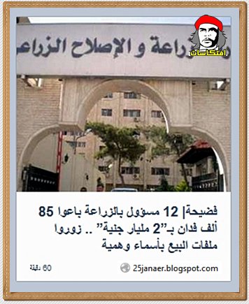 فضيحة| 12 مسؤول بالزراعة باعوا 85 ألف فدان بـ"2 مليار جنية" .. زوروا ملفات البيع بأسماء وهمية