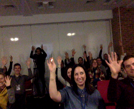 SAMLabs's tweet photo. @samlabs says hi at #springrobot https://t.co/cVlrppv8Kd