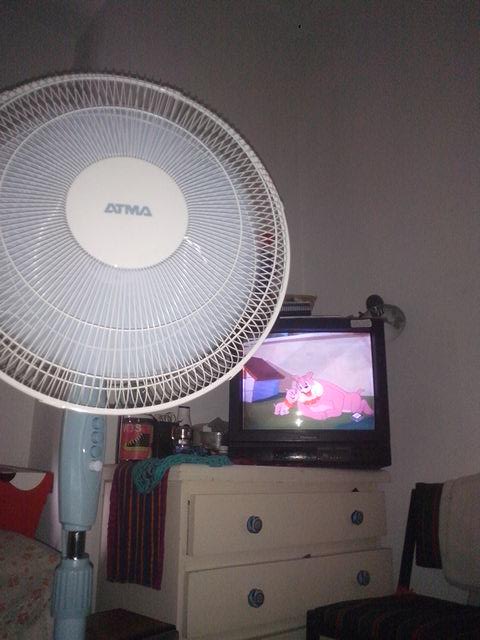 _Calee333_'s tweet photo. Que leeendo tener un ventilador nuevo,estar pancha y mirando Tom y Jerry :) #Felicidad #ventilador #pacate https://t.co/wxZ3wcesZa