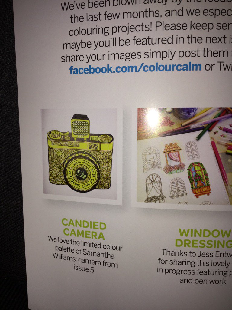 <a href="/colourcalm/">Colour Calm</a> Thanks for featuring my pic in Colour Calm Issue 6.