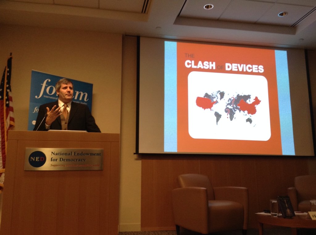 ThinkDemocracy's tweet image. There are two different #IoTs evolving says @pnhoward #FutureIoT ned.org/events/will-th…