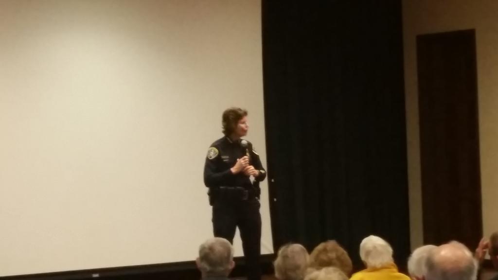 #chiefzimmerman @ USD's U3A spreading the good word about our wonderful SD Law Enforcement