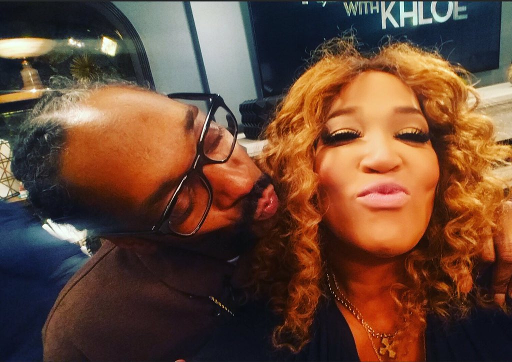 kymwhitley's tweet photo. Getting smooches from @SnoopDogg Catch us tonight on @KocktailsWKhloe on @FYI @khloekardashian 💋💋💋💋🍷🍷 https://t.co/26RQPvjXAG