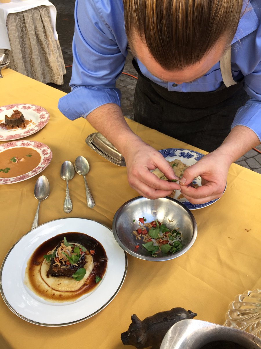 Hanging out with chef <a href="/krismorningstar/">kris morningstar</a> of @TerrineLA at <a href="/FOXLA/">FOX 11 Los Angeles</a>! He's talking <a href="/dineLA/">Dine LA</a> #RestaurantWeek with <a href="/GDLA/">Good Day LA</a> #nom