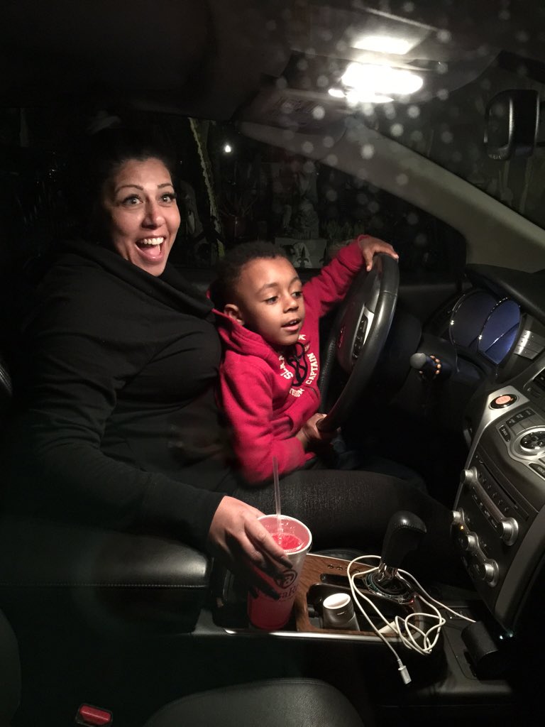 JoshuaWhitley11's tweet photo. Don't tell my mom @kymwhitley but my village let's me drive! #RaisingWhitley https://t.co/EpumjmxvOD