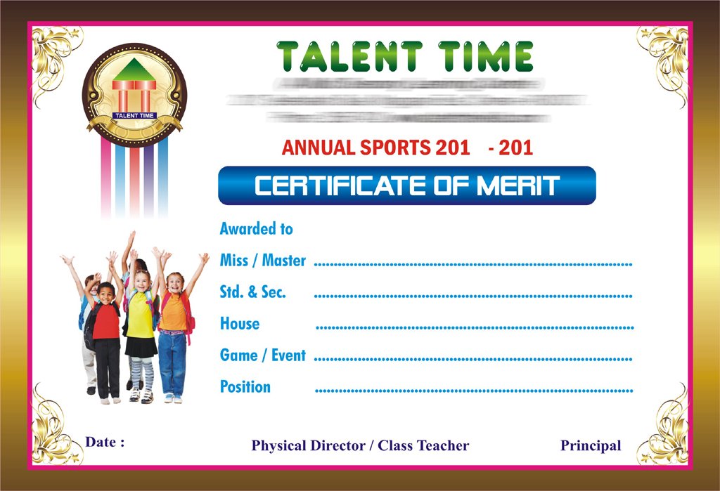 Uniteccodes on Twitter "Kids School Sports Certificate sample designed by uniteccodes https