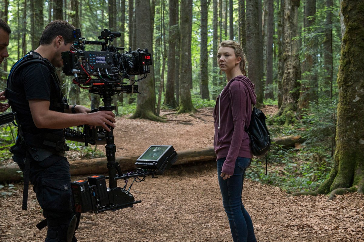 Check out an exclusive BTS shot of #NatalieDormer on set of The Forest. Then catch the film in theaters now!