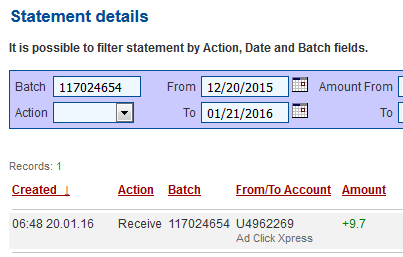 GKalember's tweet image. I am setting my proof withdrawal from the money I earned at ACX. Work from home Adclickxpress!No scam!@AdClickXpress