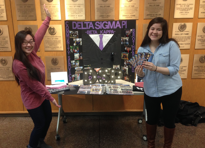 Interested in rushing DSP? Come check out our table in McCombs &amp; join our Facebook Group: on.fb.me/1PpHnM6