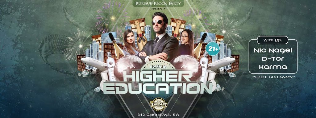 Burqueblkprty's tweet photo. We are just taking over ABQ join us Feb 26th at the Library for CEO and corporate hoes! May have a special prize;) https://t.co/skhPZsSUaB
