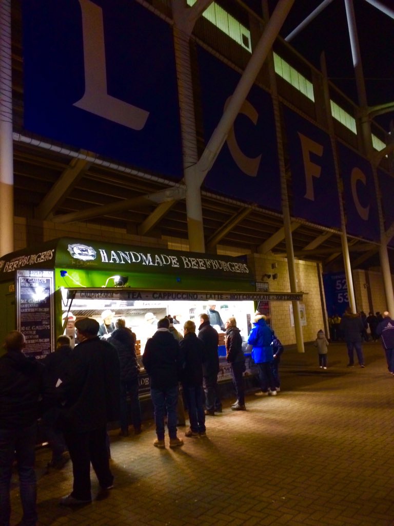caterfest's tweet photo. We are open tonight at #Lcfc if your coming down try a #GallopsBurger local products. https://t.co/zaTcWt7p9G
