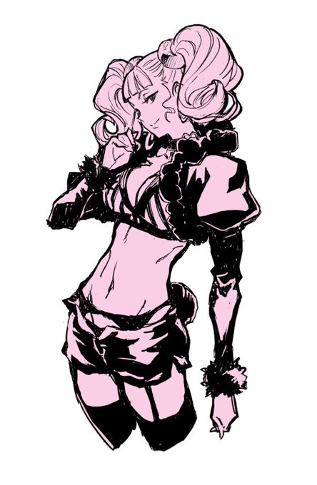 途中まで描いてたのがあったので。モコ 