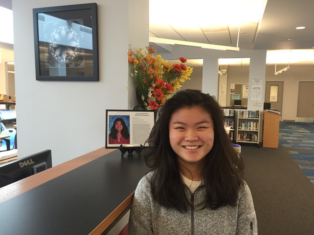 Yorktown freshman Allison Jones is student artist of the month!