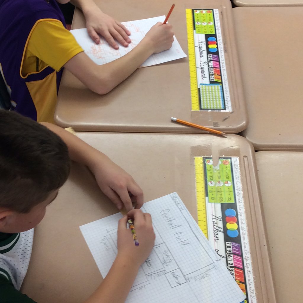 MissPerich's tweet image. Future architects in the making - these mathematicians are designing their dream home! #makingmathreal