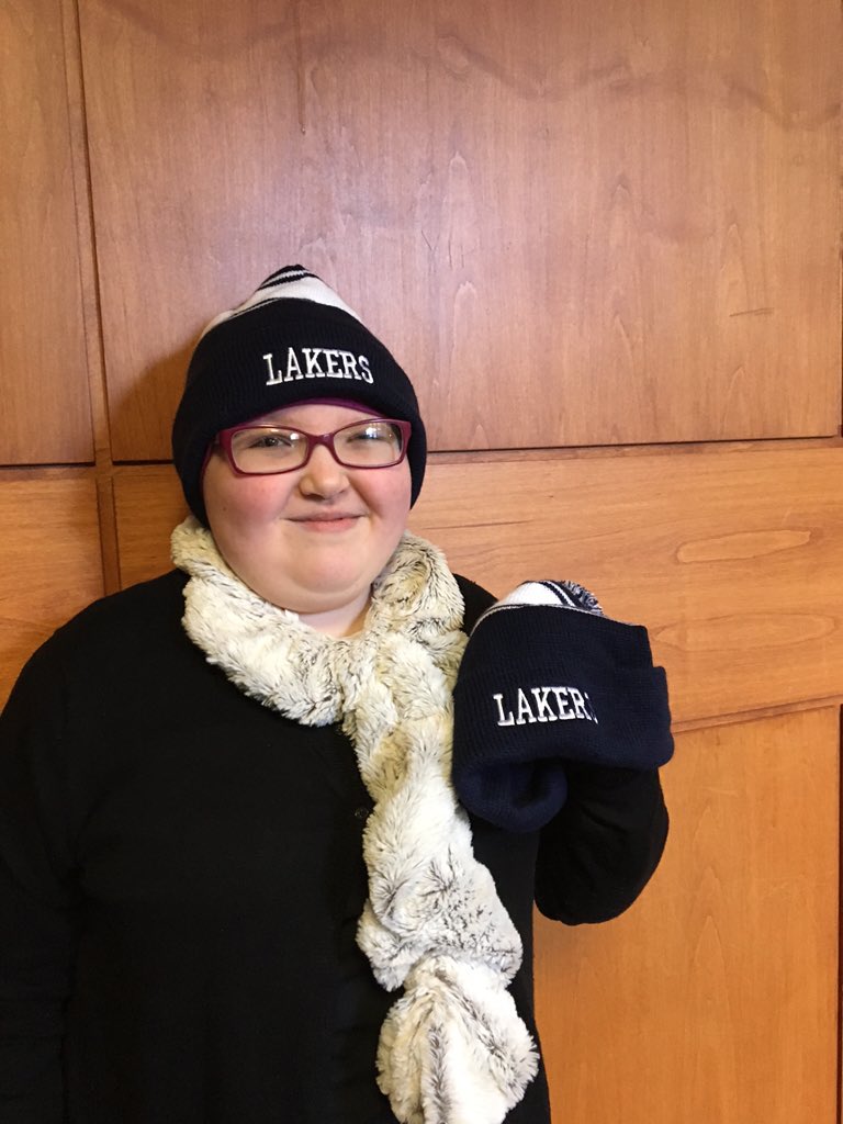 LOHSSpiritStore's tweet photo. LO AND BEHOLD YOUR NO LONGER COLD✨ Come get your laker beanie at the spirit store today! Open from 7:30-3:00!! https://t.co/Nw71GHapSu
