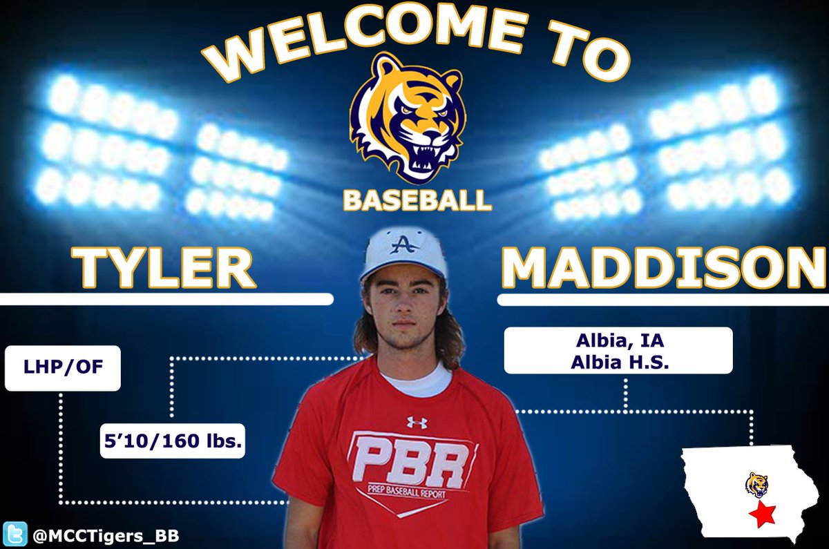 MCCTigers_BB's tweet image. Welcome to #TigerNation, Tyler Maddison! #TigerSigningDay2k16