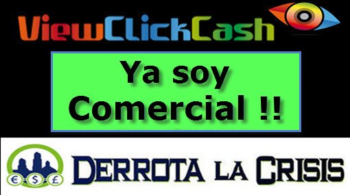 DerrotaLaCrisis's tweet photo. #ViewClickCash, Ya soy Comercial Chavales !!
Ver Ahora el Vídeo >> https://t.co/qiEhVr8FBr https://t.co/0UQbp3tW4C