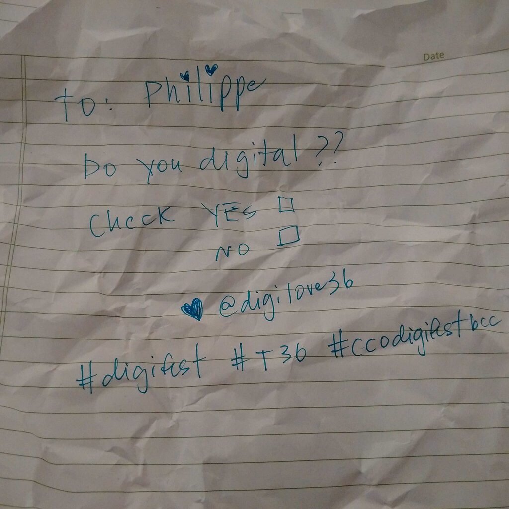 DigiLove36's tweet photo. Another #DigiLove note. #LetsGetDigital #T36 #ccodigifestbcc https://t.co/25LzVe8JP9
