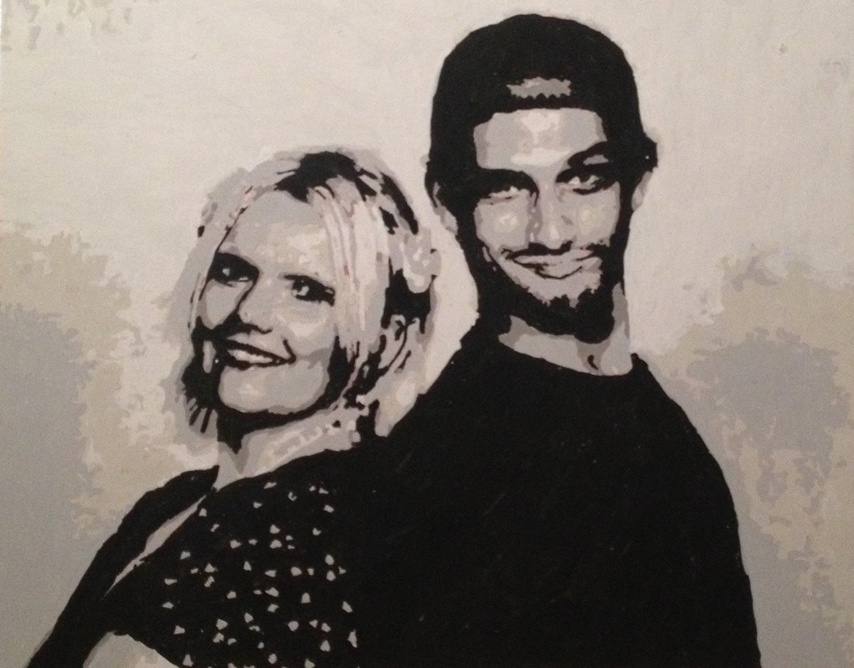 Fabienne_Kendra's tweet photo. painting by numbers :D @tylergposey #TeenWolf #DoinItRaw @rawpodcast https://t.co/Wpf5KTuorb
