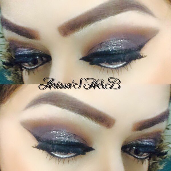 #cutcrease #glittereyemakeup #created by me for deets >> instagram.com/p/BAxhRhwiKxi/ #makeupaddict #bbloggers #artist 💋