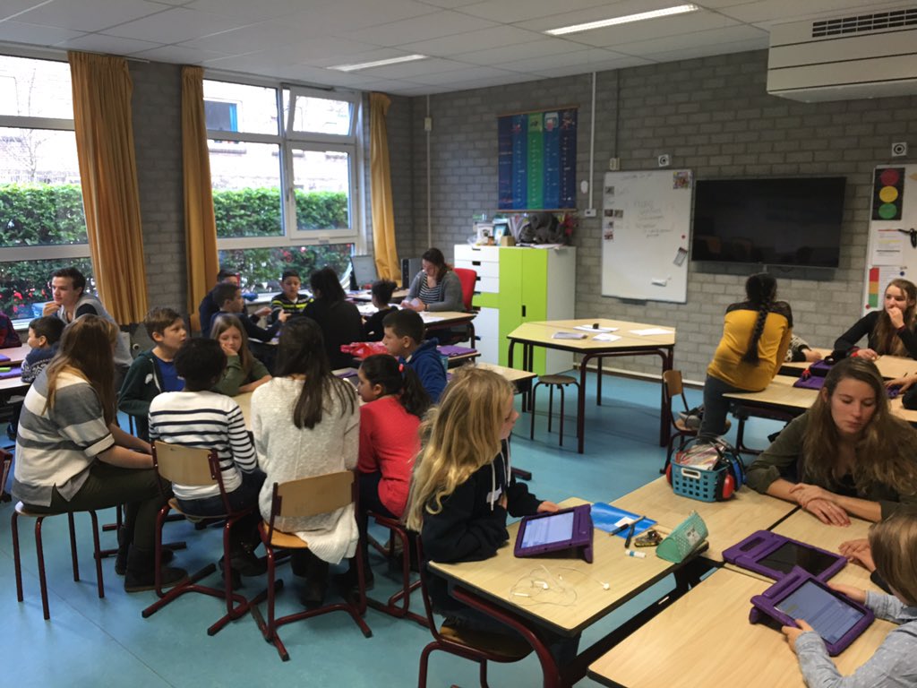 Vandaag gingen 8 periklessers met groep 7/8 aan de slag met een project van <a href="/StichtingMove/">Stichting Move</a> !