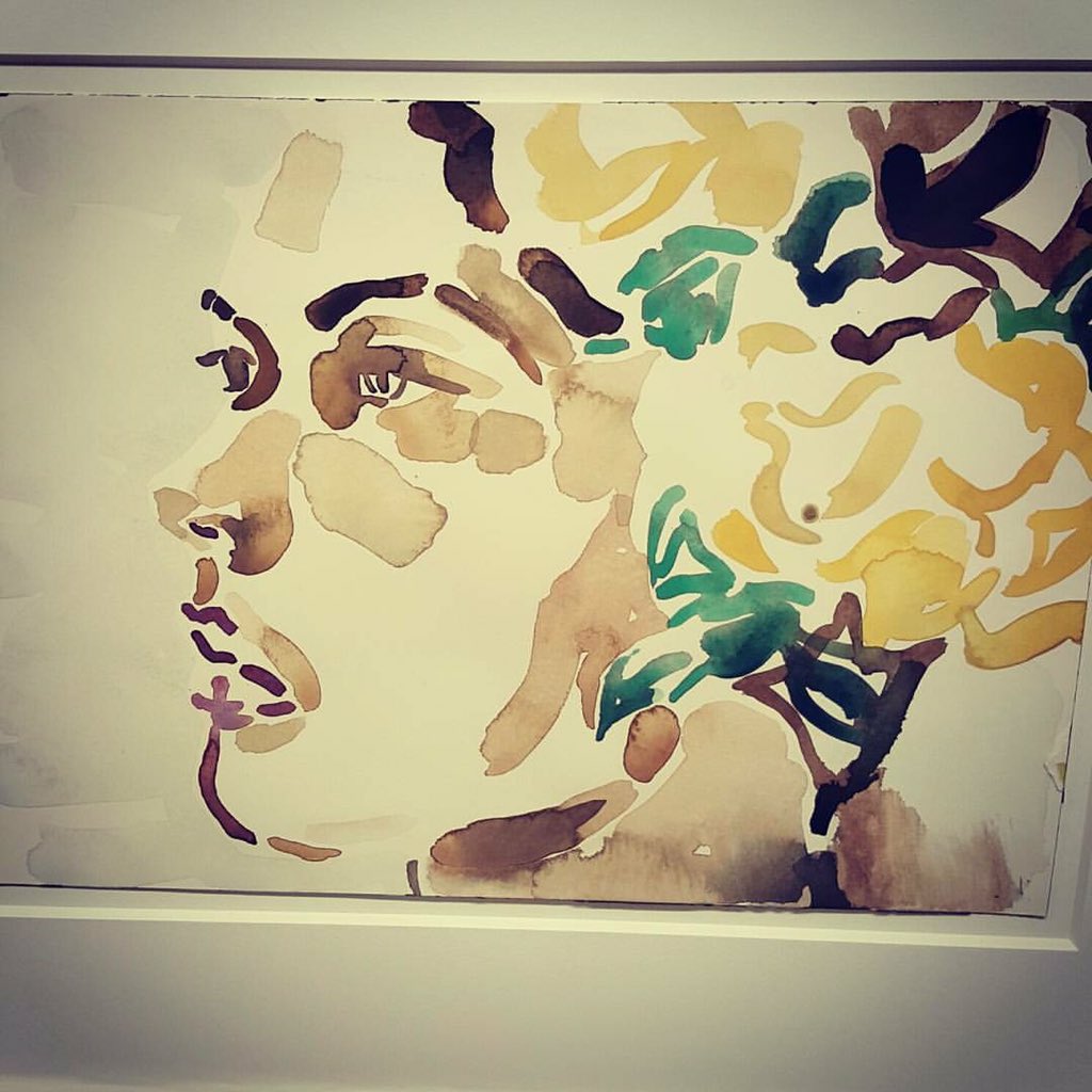 U2's tweet image. Billie Holiday by Elizabeth Payton .. Adam
