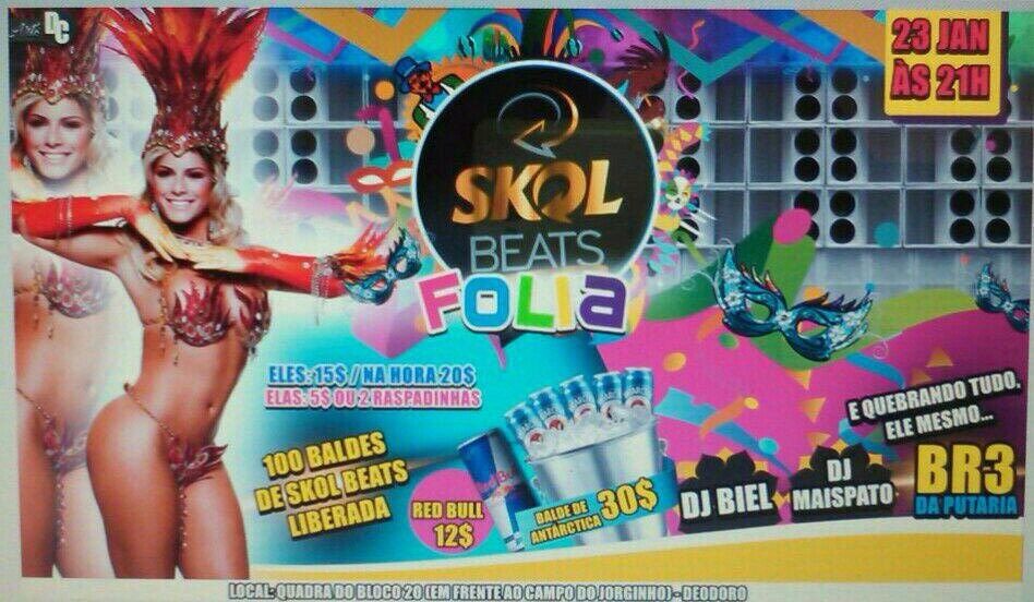 Social_Muca's tweet photo. Skol Beats Folia 1.0 ta chegando em https://t.co/yGOV3eQmBS