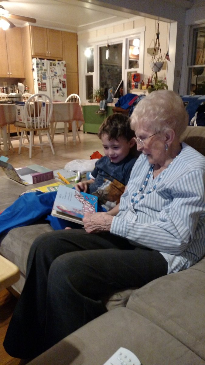 jeffery_alt's tweet photo. Austin Reynolds reading with his Grandma Virginia Alt https://t.co/yoKS02ZTMG