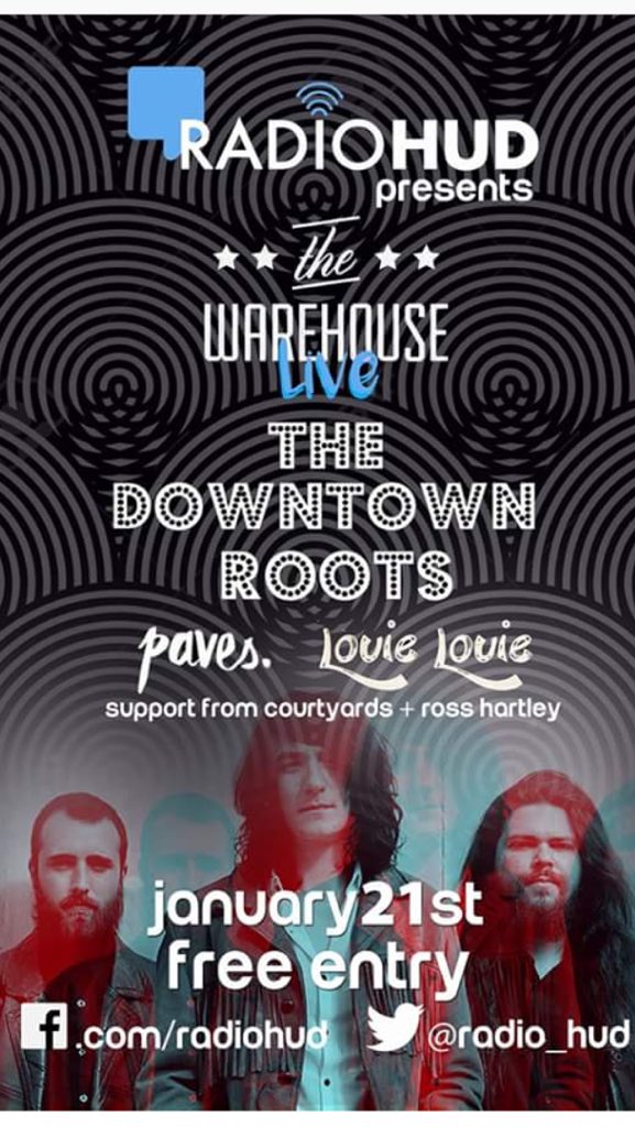 Huddersfield tomorrow night, we're playing for <a href="/Radio_Hud/">RadioHud</a> . If you're around it'd be great to see you! <3