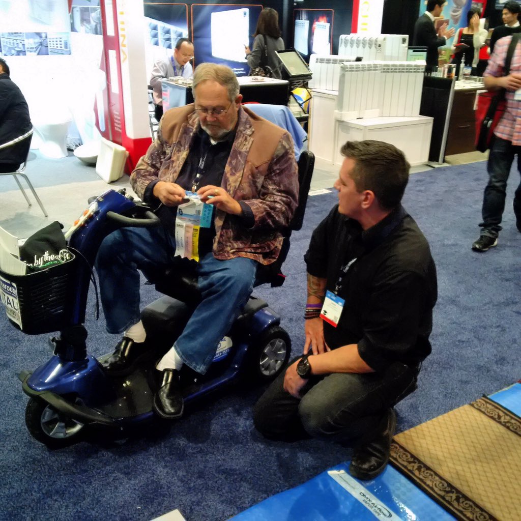 DamonBennett_'s tweet photo. Talking flooring underlay @DMXPlastics boothC8046  #flooringunderlay #dimpledesign #moldbarrier #IBSVegas https://t.co/0vL8e80YYa