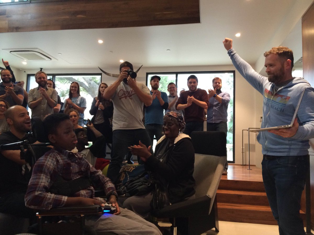 ChiveCharities's tweet image. Gershon just hit publish on his own story (Making history here!) Read HERE: l.thechive.com/rieiDG #ChiveCharities