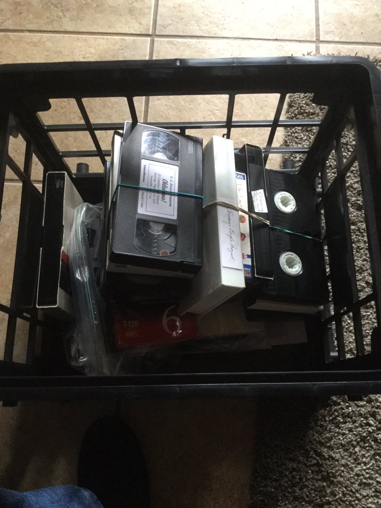 judybujold's tweet image. #VHSConversion picked up a new #photoClient and I need to start #Organizing @photoorganizers @edhnews @visitfolsom