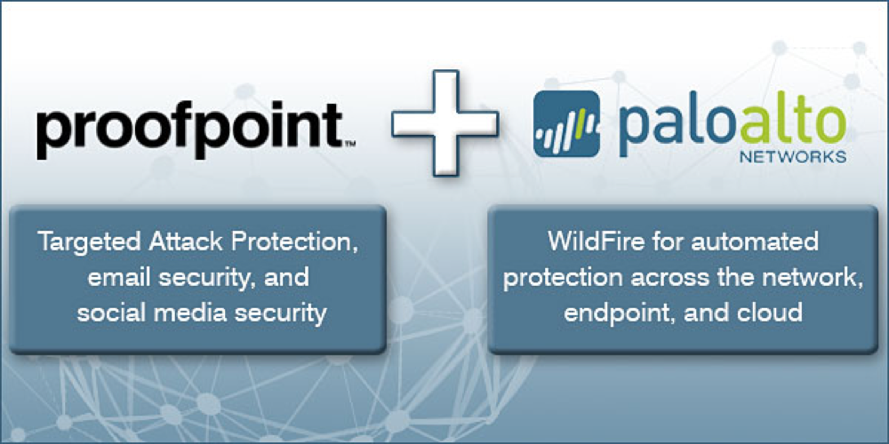 proofpoint's tweet photo. Better Together: @Proofpoint and @PaloAltoNtwks Deliver Protection Against #CyberThreats: https://t.co/Ol7PhdJrlt https://t.co/kHDNoo1kRi