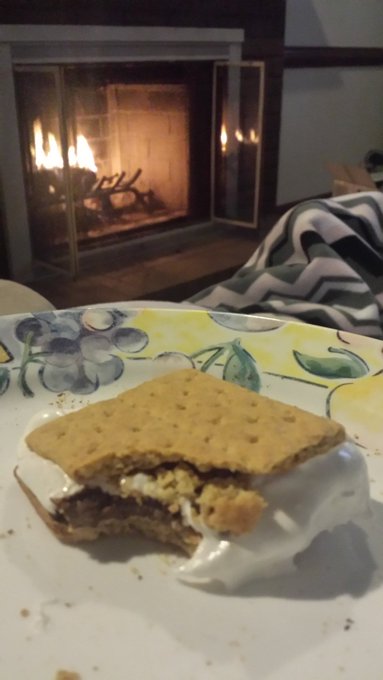 Smores in the fireplace! https://t.co/clxm54shXs<a href="/tag/hotelsex"class="tags"><span>#hotelsex</span></a>